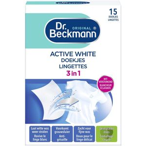 Dr. Beckmann Active White Sheets - 15 stuks