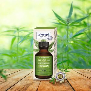 Tetesept - Chill-out bad - Rustgevend - Hennep & Passiebloem - Badolie 100 ml - Vegan