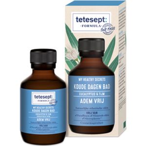 Tetesept - My Health Secrets - Badolie 100 ml - Eucalyptus & Tijm - koude dagen bad adem vrij