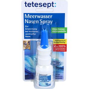 tetesept - Meerwasser - Neusspray - 20 ml - Bevochtigende Oplossing