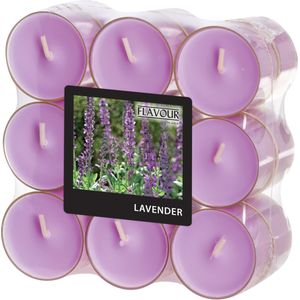 Conpax Candles waxinelichtjes - 18x -  Lavender - 6 uren