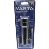 VARTA Led-zaklamp met 3 AAA-batterijen, Light F30 Pro aluminium lamp, lamp met drie verlichtingsmodi, zaklamp met aluminium behuizing, gestructureerde handgreep, schokbestendig