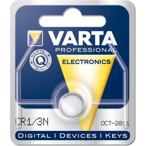 VARTA Knopfzellenbatterie Electronics CR1 3N Lithium