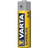 Varta - Superlife - AA Batterijen - 1,5 Volt - 4 Stuks