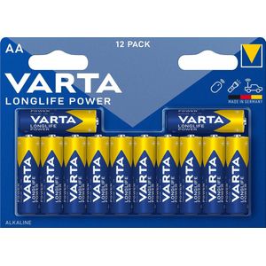 Varta - Longlife Power - AA Mignon LR6 - Alkaline Batterij - Verpakking met 12 Stuks
