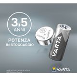 VARTA Knopfzelle Alkaline, LR44, 1.5V V13GA, 1.5V, 2 Stück