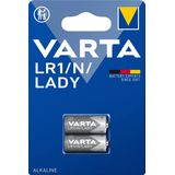 VARTA Batterie Alkaline, LR1, N, LADY, 1.5V, Electronics, 2 Stück
