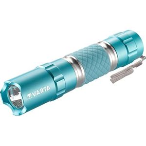 Varta 0,5 Watt LED Lipstick Light incl. 1x High Energy AA batterij zaklamp in de vorm van een lippenstift handtaslamp sleutelhanger taslicht flashlight voor handtassen, draagtassen rugzakken, blauw