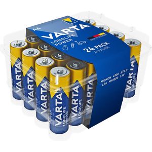Varta batterij Longlife Power AA, pak van 24 stuks