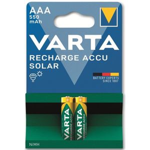 RECH.AC.Solar AAA550mAh BLI2 Micro (AAA)-Akku NiMH 550 mAh 1.2 v 2 St. - Varta