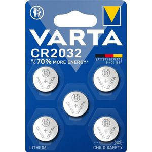 Varta - Knopfzelle cr 2032 3 v 5 St. 220 mAh Lithium lithium Coin CR2032 Bli 5