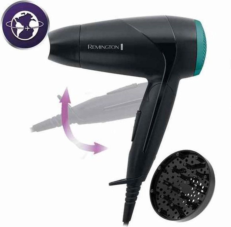 Remington - D1500 - Föhns - Compact - Inklapbaar - 2000 Watt