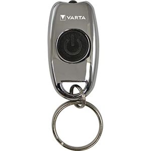 VARTA 5mm LED Metal Key Chain Light incl. 2x CR2016 knoopcelbatterijen zaklamp sleutelhanger mini-zaklamp handtaslamp flashlight hanger handlamp voor sleutelbos met sleutelring