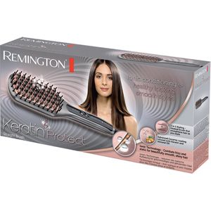 Remington Haarbürste CB7480 Keratin Protect Haarbürste Glätter Keratin Mandelöl