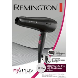 Remington D2121 Mijn Stylist Haardroger, Zwart
