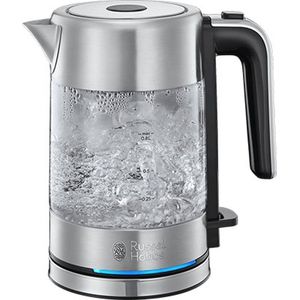 Russell Hobbs Wasserkocher Compact Home 24190-70 - Glass/glossy stainless steel/black - 2200 W