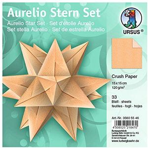 Ludwig Bähr Faltblätter Aurelio Stern Crush Paper 120g/qm 15x15cm VE=3