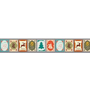 Ursus 59090042 - Masking Tape - Kerstkaarten - papiertape - ca. 30 mm x 10 m - aan één kant bedrukt - oplosmiddelvrij en zuurvrij - ideaal voor scrapbooking