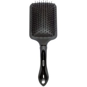 Titania - Haarborstel - Zwart - Ergonomisch Ontwerp - Brede Borstel