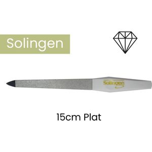 Solingen - Professionele Diamant Nagelvijl - 15CM - Mooie & Verzorgde Nagels - Nagelriemen - Manicure - Alle Nagels