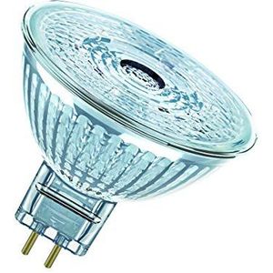 Radium LED reflectorlamp 5W (35W vervanging) dimbaar, GU5,3 sokkel, kunststof, glas, 5W, doorzichtig