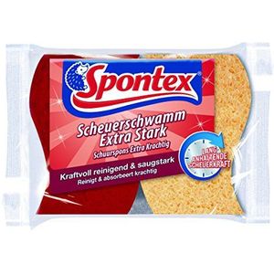 Spontex Schuurspons, extra sterk, 2 stuks