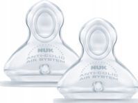 NUK - First Choice+ Flessenspeen - Silicone - 2 Stuks