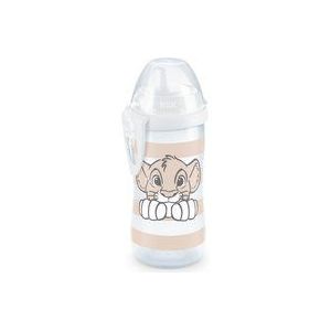 NUK Disney Kiddy Cup met harde drinktuit, 300 ml, lekvrij, vanaf 12 maanden, BPA-vrij, beige, 1 stuk