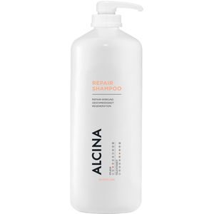 ALCINA Repair-shampoo, 1 x 1250 ml, regenererende verzorging met repair-effect voor droog, dof of glanzend haar