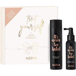 ALCINA Haarverzorging It's never too late Cadeauset Coffein Vital Shampoo 250 ml + Coffein Vital Kopfhaut-Serum 100 ml