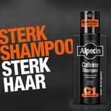 Alpecin - C1 - Shampoo - Zwart - Cafeïne - Voor Haaruitval