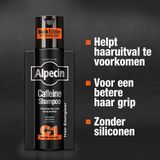 Alpecin - C1 - Shampoo - Zwart - Cafeïne - Voor Haaruitval