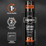 Alpecin - C1 - Shampoo - Zwart - Cafeïne - Voor Haaruitval