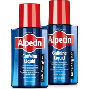 Alpecin Cafeïne Liquid Hair Tonic 2x 200ml | Voorkomt haaruitval en ondersteunt de haargroei | Voor alle haar en hoofdhuid types | Energizer voor sterk haar | Made in Germany