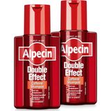 Alpecin Double Effect 2x 200ml | Anti roos en natuurlijke haargroei shampoo | Voorkomt en Vermindert Haaruitval