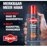 Alpecin Cafeïne Shampoo C1 250ml | Voorkomt en Vermindert Haaruitval | Natuurlijke Haargroei Shampoo voor Mannen