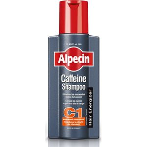 Alpecin Cafeïne Shampoo C1 250ml | Voorkomt en Vermindert Haaruitval | Natuurlijke Haargroei Shampoo voor Mannen