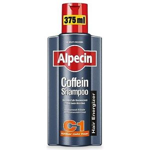 Alpecin C1 Shampoo 375 ml XXL cafeïne | Voorkomt en vermindert haaruitval | Natuurlijke shampoo voor mannen | Energizer voor sterk haar | haarverzorging voor mannen Made in Germany