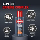 Alpecin Cafeïne Shampoo C1 6x 250ml | Voorkomt en Vermindert Haaruitval | Natuurlijke Haargroei Shampoo voor Mannen