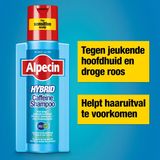 Alpecin Hybrid Shampoo 250ml | Natuurlijke haargroei shampoo voor gevoelige en droge hoofdhuid