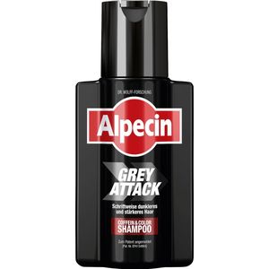 Alpecin Grey Attack Shampoo - 200 ml - Geleidelijke Haarverduistering