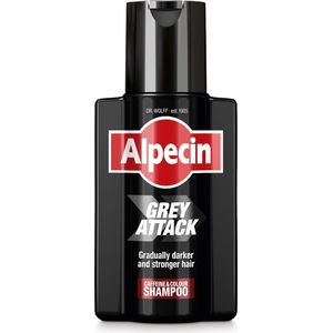 Alpecin - Grey Attack - Shampoo voor Mannen - 200ml - Tegen Grijs Haar
