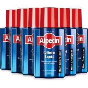Alpecin Cafeïne Liquid Hair Tonic 6x 200ml | Voorkomt haaruitval en ondersteunt de haargroei | Voor alle haar en hoofdhuid types