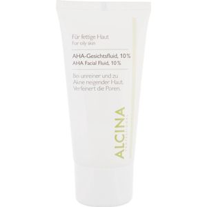 ALCINA - Aha Gezichtsfluid 10% - 50 ml - Voor Vette Huid