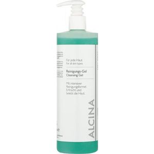 Alcina - All Skin Types Cleansing Gel - Gezichtsreiniger - 500 ml - Olievrij met Aloë Vera en Zink