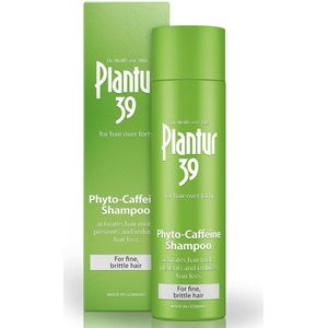 Plantur 39 Cafeïne Shampoo voorkomt en vermindert haaruitval 250ml | Voor fijn broos haar