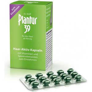 Plantur 39 - Haar Aktief Capsules - 60 stuks - Haarstimulerende Capsules tegen Haaruitval