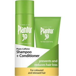 Plantur 39 Cafeïne Shampoo en Conditioner set voorkomt en vermindert haaruitval | Voor gekleurd en gestrest haar
