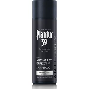Plantur 39 - Anti-Grey Effect Shampoo - 200 ml - Voor Bruin tot Donker Haar - Langdurige Resultaten Zonder Te Verven