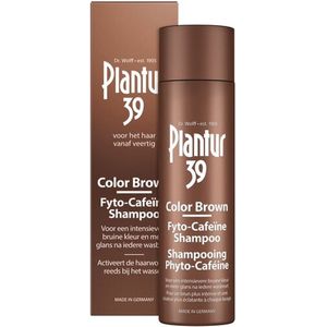 Plantur 39 - Color Brown - Shampoo - Kleurversterkend - Fyto-cafeïne